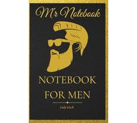 Carnet de Notes Homme - Pages Illustrées Noir & Blanc Sans Lignes - Journal Intime avec Émoticônes d’Humeur - Cahier Créatif pour Écriture, Dessin et Bien-être