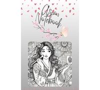 Carnet de notes inspiré de l'ASIE, A5 ligné, "Asian notebook", intérieur fleurs de cerisier, 120 pages, 60 feuilles, prise de notes, écriture, listes, ... (Carnets de notes " Inspiration asiatique")