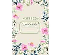 Carnet de notes: Journal floral minimaliste pour noter vos idées et inspirations