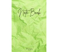 Carnet de Notes Ligné - Couverture Kraft Pistache - 100 Pages | Format 6x9 Pouces | Notebook Élégant pour Bureau, Étudiant, Journaling