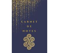 Carnet de notes motif celtique - Design bohème et tribal - 120 pages lignées - Format 6x9 pouces - Idée cadeau original pour femme, artiste ou ... au style ethnique inspiré de l’art celte