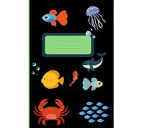 Carnet de notes poissons et créatures marines: Un carnet avec 120 pages pour explorer votre créativité