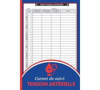 Carnet de Suivi Tension Artérielle : Journal de 98 Semaines pour Mesurer Pression Systolique et Diastolique, Battement de Cœur, Notes Quotidiennes..., 102 Pages, Format 15,24 x 22,86 cm.