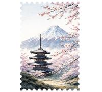 Carnet de Tampons Japon: Collectionnez les Souvenirs de Vos Voyages à Travers les Gares, Temples, Sanctuaires et Lieux Emblématiques du Japon