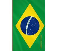 Carnet de voyage Brésil: Collection de carnets de voyage drapeaux