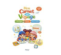 Carnet de voyage enfant: carnet de jeux et coloriages