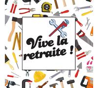 Carnet départ à la retraite - Thème bricolage: Cadeau pot de départ pour collègue de travail,ami à remplir avec des messages souvenir, anecdotes, mots d’Adieu