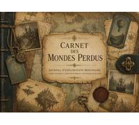 Carnet des Mondes Perdus: Journal d'exploration imaginaire pour écrire et dessiner - Cartes oubliées, créatures fantastiques, lieux mystérieux et souvenirs d'ailleurs... (Carnets d'ailleurs)