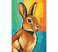 Carnet Lièvre Belge : Journal Cartoon, Carnet de Notes, Bloc d’Écriture: Un cadeau élégant pour les enfants, les amoureux des lapins, les fans de ... la famille, les amis et les esprits créatifs