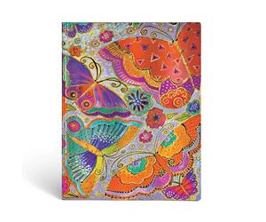 Carnet souple PAPERBLANKS Ligné - Ultra 180×230mm - Flexis série Papillons - 176 pages