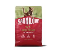 CARNILOVE Active Cat Duck and Pheasant for Sterilised Cats | Size: 6kg