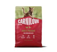 Carnilove Active Duck & Pheasant Sterilised Adult Dry Cat Food - 6kg