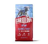 Carnilove Active Salmon and Turkey for Junior Large Breeds Dry Dog Food - 12kg