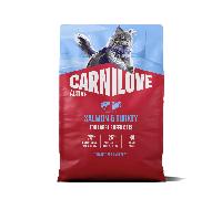Carnilove Active Salmon and Turkey Large Breed Dry Cat Food - 400g