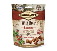 Carnilove Boar with Rosehips Crunchy Dog Treats - 200g Bag