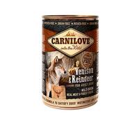 Carnilove Venison and Reindeer Dog Food Cans - 6 x 400g Cans
