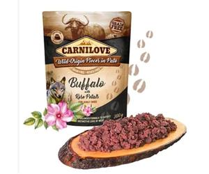 Carnilove Buffalo with Rose Petals Wet Dog Food - 12 x 300g