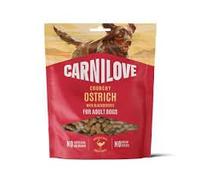 Carnilove Canine Crunchy Snack Ostrich Blackberries Box 8 x 200 g 1600 g total, New Packaging by Two Amigos Pet Supplies
