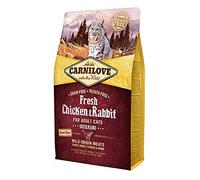 Carnilove Carnilove Fre Chicken & Rabbit Gourmand Dehydrated Cat Food 2 kg - Pack of 20 x 100 g - Total 2000 g