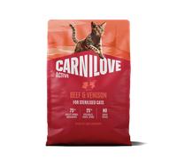 Carnilove Active Beef and Venison for Sterilised Adult Cats Dry Food - 6kg
