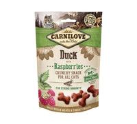 Carnilove Grain Free Crunchy Cat Treats - Duck with Raspberries - 50g