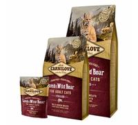 Carnilove Cat Food Adult Dry Lamb & Wild Boar Grain-Free Treat Sterilised Cats