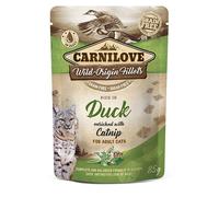 CARNILOVE Cat Pouch Duck with Catnip | Size: 85g