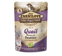 CARNILOVE Cat Pouch Quail with Dandelion