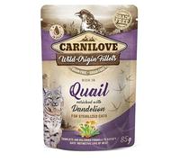 CARNILOVE CAT Pouch STERILISED CODORNIZ 24X85GR