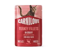 CARNILOVE Cat Pouches Turkey with Valerian | Size: 24*85g