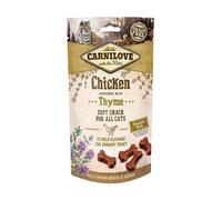 Carnilove Carnilove Semi-Moist Snack Chicken & Thyme Cat Treats 50G - Pack of 32 x 1.6g - Total: 50g