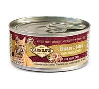 Carnilove Chicken & Lamb Wet Cat Food 12 X 100G (1.2 Kg)