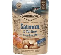 CARNILOVE Dog Freeze-Dried RAW Salmon and Turkey Snack for Adult Dogs 60g