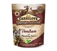 Carnilove Dog Pate Pouch 300g - Venison with Strawberry