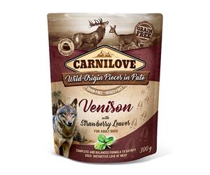 Carnilove Dog Pate Pouch 300g - Venison with Strawberry