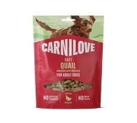 CARNILOVE Dog Soft Treats Quail Enriched with Oregano 200g