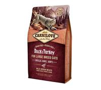 Carnilove Duck & Turkey Dry Cat Food For Large Breeds 400G