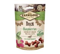 Carnilove Duck with Raspberries Crunchy Cat Snacks - 50g Bag