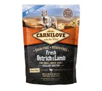 Carnilove Fresh Ostrich & Lamb Small Breed Dry Dog Food - 1.5kg