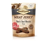 Carnilove Jerky Beef & Beef Muscle Fillet Dog Treats 100g