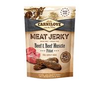 Carnilove Jerky Fillet Dog Treat 100g - Beef & Beef Muscle