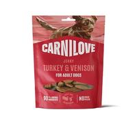 Carnilove Jerky Turkey & Venison Dog Treat 12x100g