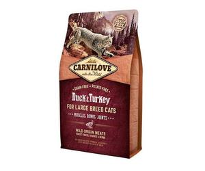 Carnilove Large Breed Duck & Turkey Dry Cat Food 2 Kg