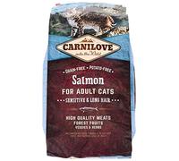 Carnilove Salmon for Adult Cats Sensitive and Long Hair - 6kg Bag
