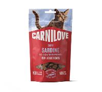 Carnilove Sardine enriched with Strawberry Soft Cat Treats - 50g