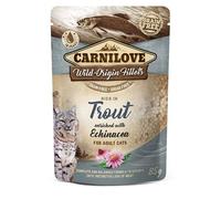 Carnilove Trout & Echinacea Adult Cat Wet Food Pouches 24 X 85G (2.04 Kg)