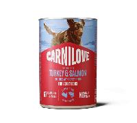 Carnilove Turkey and Salmon Adult Wet Dog Food - 6 x 400g