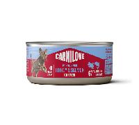 Carnilove Turkey and Salmon for Kittens Paté Wet Cat Food - 12 x 100g
