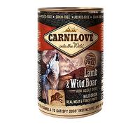 Carnilove - Wet Dog Food for Adult Dogs, Lamb and Wild Boar