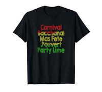 Carnival Bacchanal Fete Jouvert & Party Music T-Shirt